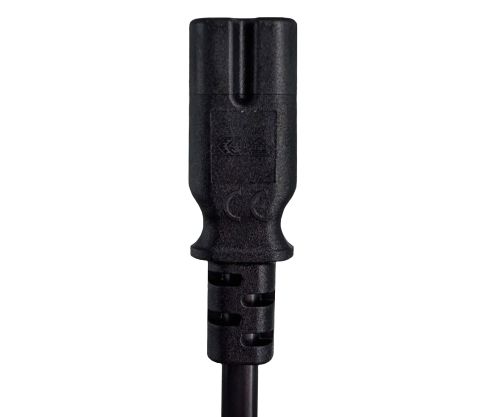 DINIC Netzkabel halogenfrei LSZH Eurostecker Typ C auf C7, 0,75mm², 1,8m