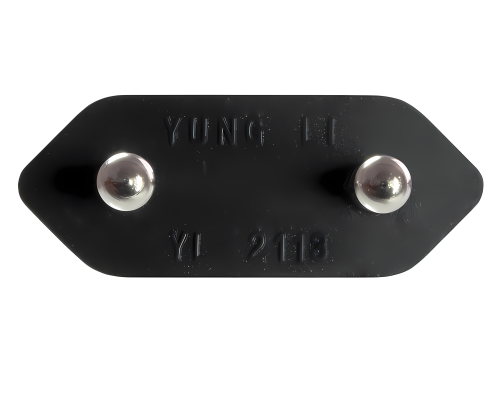 DINIC Netzadapter Eurostecker auf C7, Euro-8 Adapter, schwarz