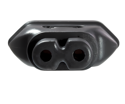 DINIC Netzadapter Eurostecker auf C7, Euro-8 Adapter, schwarz