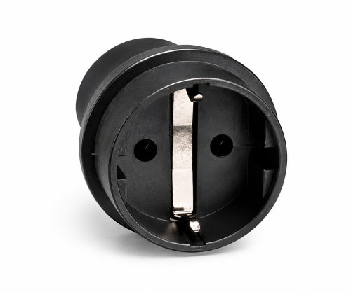 DINIC Reisestecker für Dänemark, 3-Pin Netzadapter, DK Adapter