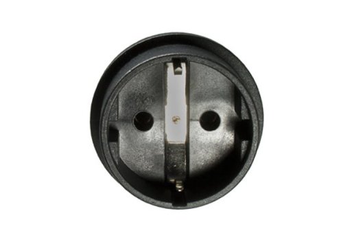 DINIC Stromadapter Israel auf Schuko CEE 7/3 Buchse, 3pin Stecker