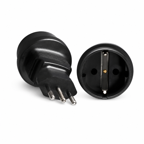 Stromadapter Italien CEE 7/3 auf ITA Typ L,3 Stück CEE 7/3 Buchse/ITA 3pin Stecker Typ L