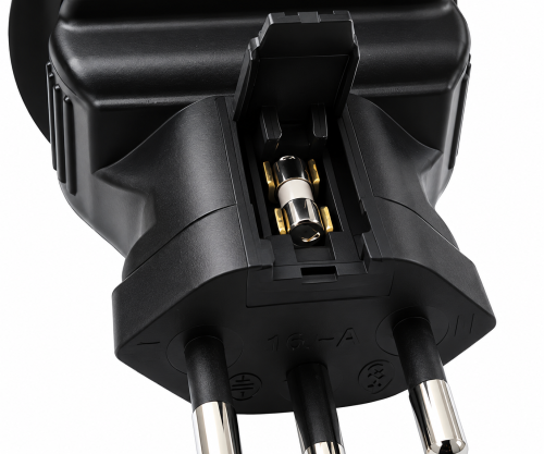 DINIC Reisestecker für die Schweiz mit Sicherung, Netzadapter CH