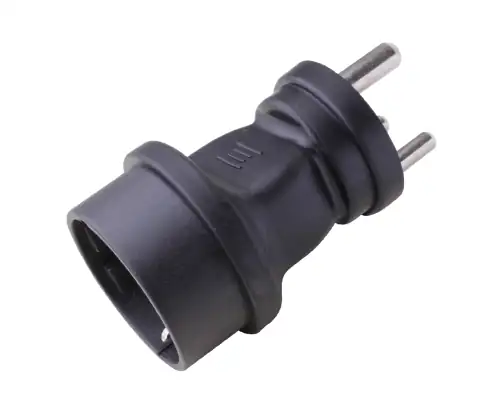 Stromadapter Südafrika/Indien CEE 7/7 auf Typ D CEE 7/7 Buchse/SANS 164-1, Typ D Stecker, YL-8123