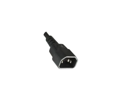 DINIC Netz Adapter Kabel C14 auf Schutzkontaktbuchse