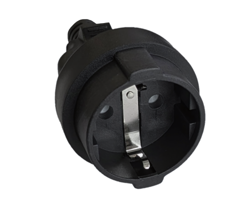 DINIC Netz Adapter Kabel C14 auf Schutzkontaktbuchse