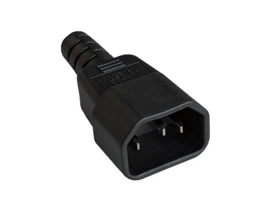 DINIC Netz Adapter Kabel C14 auf Schutzkontaktbuchse