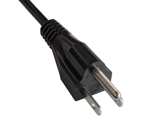 DINIC IEC Lock Netzkabel Amerika USA Typ B auf C13 locking, mit Verriegelung, schwarz, 2m