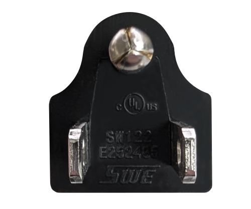 DINIC IEC Lock Netzkabel Amerika USA Typ B auf C13 locking, mit Verriegelung, schwarz, 2m