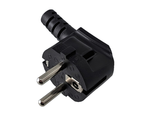 DINIC Kaltgerätekabel, Netzkabel Schutzkontaktstecker auf C13, VDE, 0,75mm², schwarz, 5m
