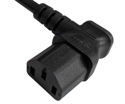 DINIC Netzkabel Australien Typ I auf C13 gewinkelt, 0,75mm², SAA, 1.80m