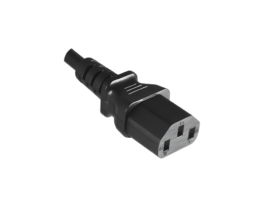 DINIC Netzkabel Australien, Typ I auf C13, SAA, Tick Mark, schwarz, 1.80m