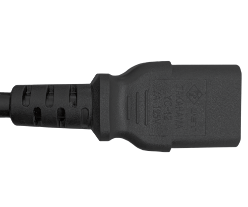 DINIC Netzkabel Japan Typ B auf C13, JPN, schwarz, 5m