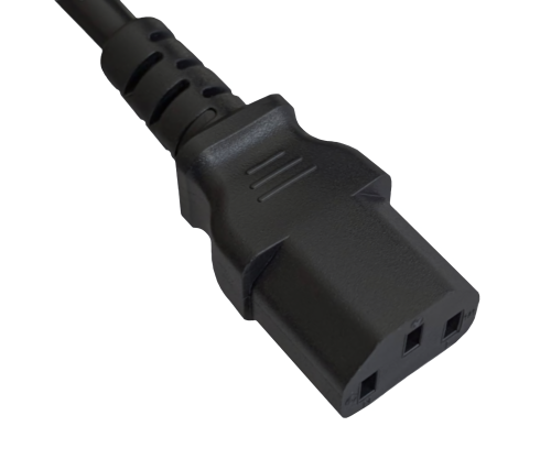 DINIC Netzkabel Japan Typ B auf C13, JPN, schwarz, 1,80m