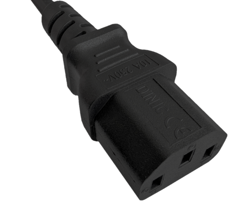 DINIC Netzkabel England UK Typ G 10A auf C13, ASTA/SASO/HK/SM