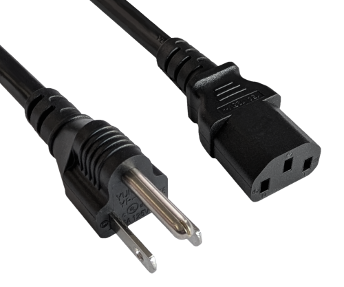 Netzkabel Amerika USA Typ B AWG14 auf C13, SJTOW,
