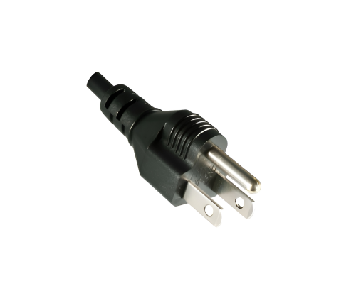 DINIC Netzkabel für Amerika USA Typ B auf C13 Kaltgeräte, UL, CSA, schwarz, 1m