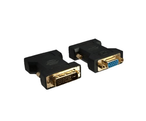 DINIC Monitor Adapter, DVI-I Stecker auf VGA Buchse, schwarz