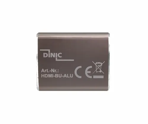 HDMI-A Verbinder, 8K, Metall HDMI-A Buchse auf Buchse, 8K 60Hz / 4K 120Hz, Polybag