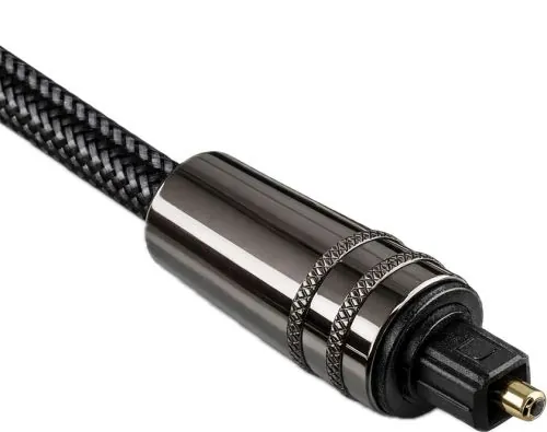 DINIC Premium Toslink Kabel St. auf mini Toslink St., Dubai Range, schwarz, 2m