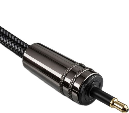 DINIC Premium Toslink Kabel St. auf mini Toslink St., Dubai Range, schwarz, 2m