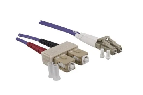 DINIC LWL Kabel OM4, Patchkabel LC/SC Lichtwellenleiter Multimode