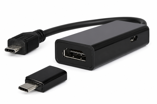 DINIC MHL (Micro USB) Stecker auf HDMI Buchse, 0,2m z. B. HTC, LG, SONY + Adapter für Samsung S3/S4