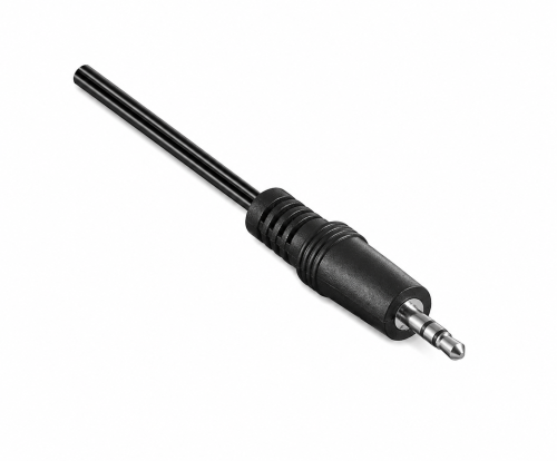 DINIC Audio-Video Kabel 3,5mm St. auf 2x Cinch St., Anschlusskabel RCA, schwarz