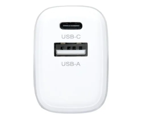 USB C+A Ladegerät/Netzteil 20W, PD, weiß Power Delivery + QC 3.0, weiß