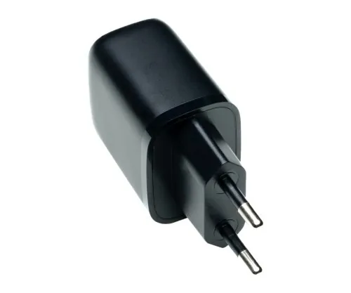 USB C+A Ladegerät/Netzteil 20W, PD, schwarz Power Delivery + QC 3.0, schwarz