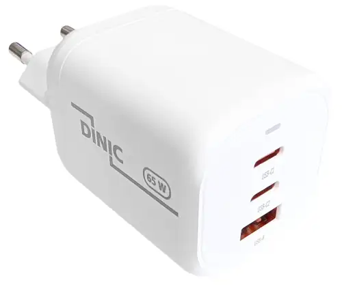 USB C/C/A Ladegerät/Netzteil 65W Schnellladegerät Power Delivery 3.0, PPS-Technologie