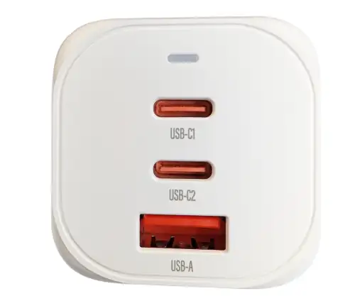 USB C/C/A Ladegerät/Netzteil 65W Schnellladegerät Power Delivery 3.0, PPS-Technologie