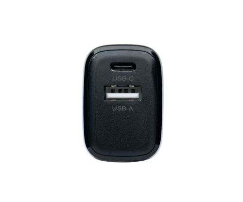 USB PD/QC 3.0 Ladeadapter inkl. C-C HQ Kabel 1m 20W, 3,6V~5,9V/3A; 6~9V/2A; 9V~12V/1,5A, Polybag