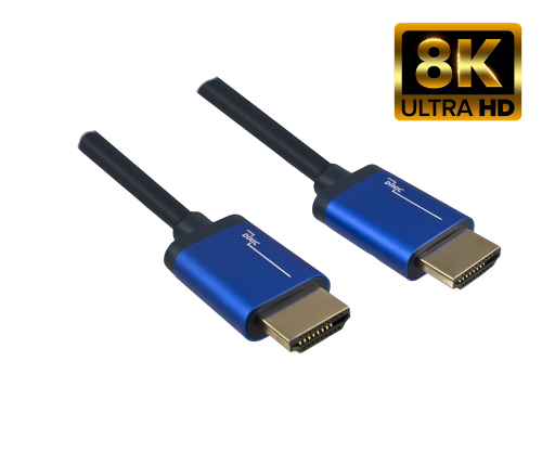 DINIC Premium HDMI 2.1 Kabel, 8k 60Hz, 4k 120Hz, 1m