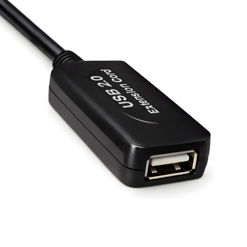 DINIC USB 2.0 Verlängerung AKTIV A Stecker auf Buchse, 5m