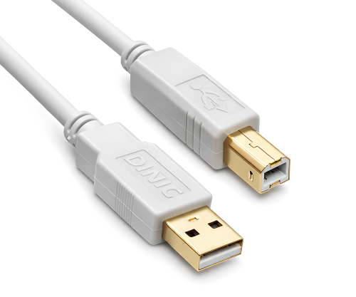 DINIC USB 2.0 HQ Kabel A Stecker auf B Stecker