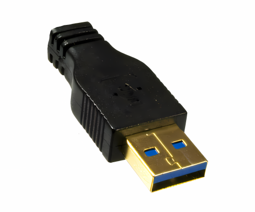 DINIC USB 3.0 Verlängerung A Stecker/Buchse, 3P AWG 28/1P AWG 24, schwarz, 2m