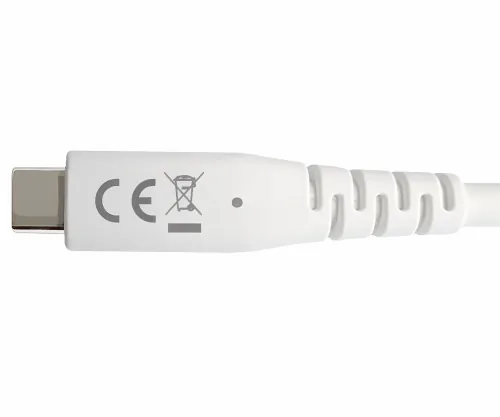 DINIC USB C 4.0 Kabel, 240W PD, 40Gbps, weiß, 0,5m Typ C auf C, OD 5,2mm, TPE, E-Mark chip, DINIC Box