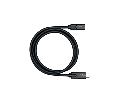 DINIC USB 3.2 Kabel Typ C-C Stecker, unterstützt 100W (20V/5A) Aufladung, schwarz, 0,5m