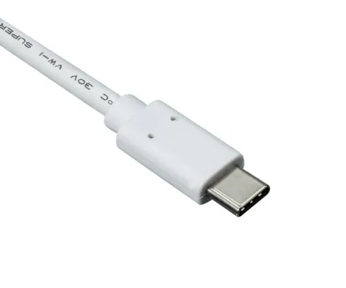 DINIC USB 3.1 Kabel Typ C - 3.0 A , weiß, 5Gbps, 1m, 3A charging