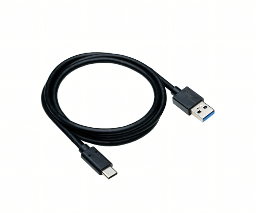 DINIC USB 3.1 Kabel Typ C - 3.0 A,  5 Gbps, 3A charging, schwarz, DINIC Polybag, 1m