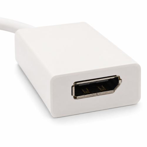 DINIC Adapter USB 3.2 Typ C Stecker/DisplayPort Buchse 4k bei 60Hz, weiß, DINIC Blister