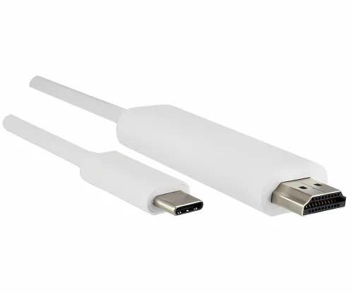 DINIC USB 3.2 Typ C auf HDMI, 4K2K@60Hz, HDR, HDCP, PS176, weiß,1m