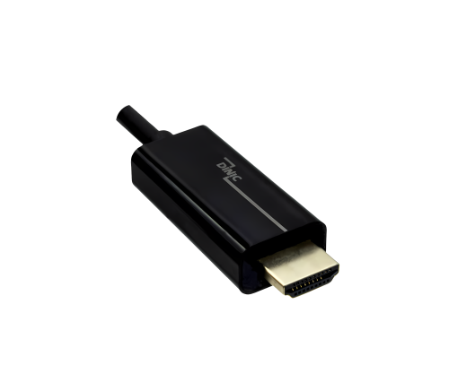DINIC USB 3.2 Typ C auf HDMI 4K2K@60Hz, HDCP, schwarz, 2m
