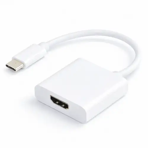 Adapter USB Typ C Stecker auf HDMI Buchse, 4K*2K@60Hz, HDR, DINIC Blister, weiß