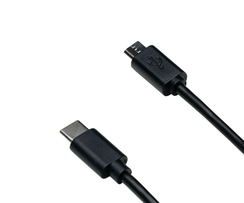 DINIC USB 3.1 Kabel Typ-C auf micro B, schwarz, DINIC Polybag, 1m