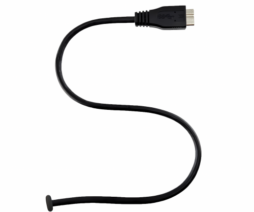Kabel USB C auf USB 3.0 micro B, schwarz, 0,50m DINIC Polybag