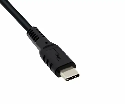 Kabel USB C auf USB 3.0 micro B, schwarz, DINIC Polybag, 1m