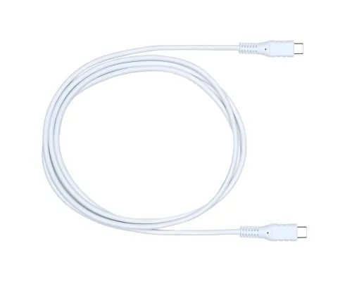 DINIC USB Typ C auf C Ladekabel, weiß, 1.5m 2x USB Typ C Stecker, 60W, 3A