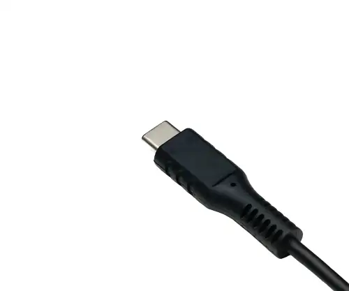 DINIC USB Typ C auf A Ladekabel, USB Typ C auf A Stecker, 5V, 3A, OD: 3,5mm, schwarz, 1m